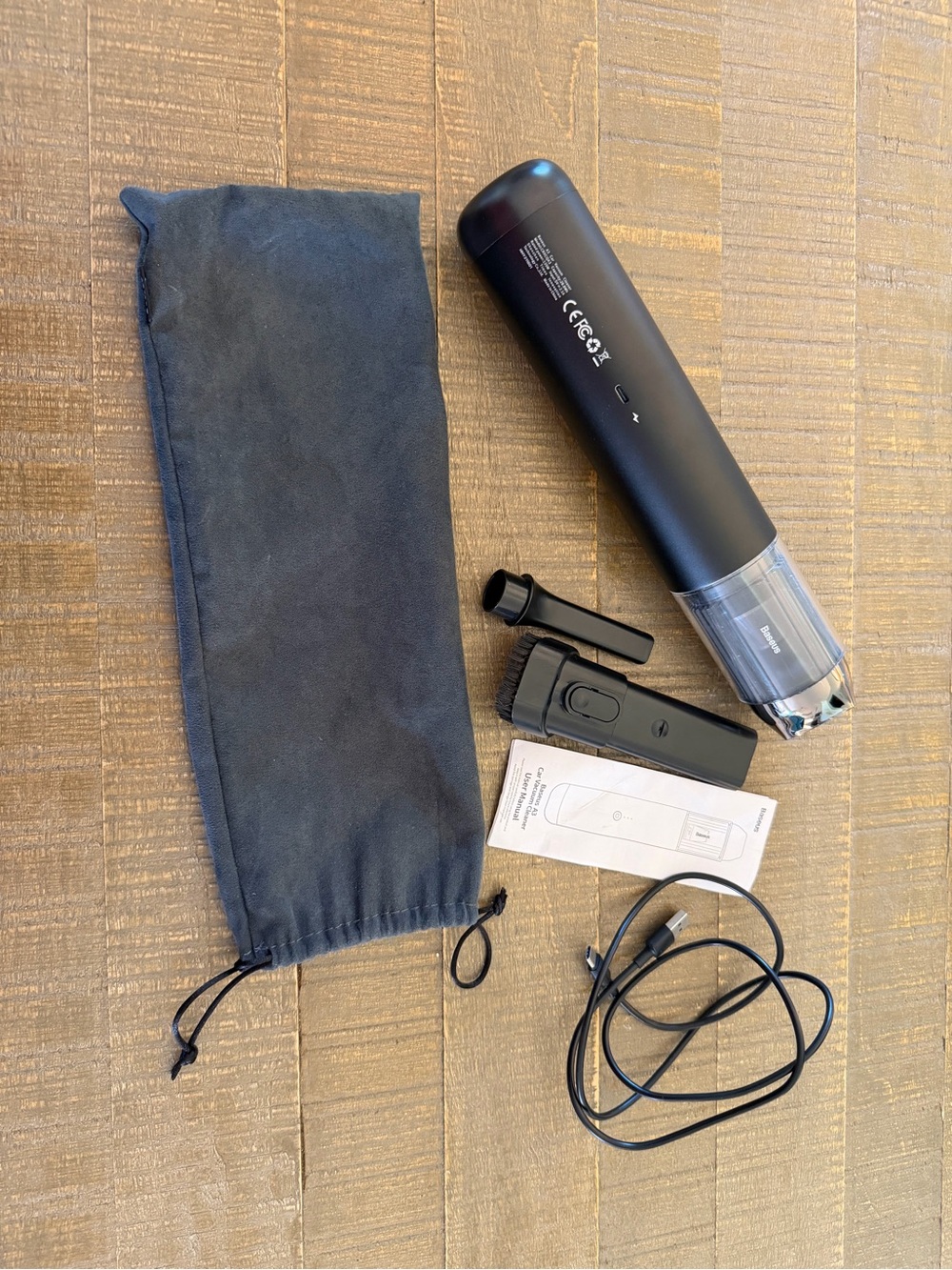 Portable Handheld Vacuum Cleaner - Black